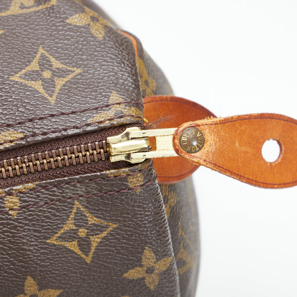 ルイ ヴィトン モノグラム スピーディ30 ハンドバッグ ミニボストンバッグ M41108 ブラウン PVC レザー レディース LOUIS VUITTON 【中古】