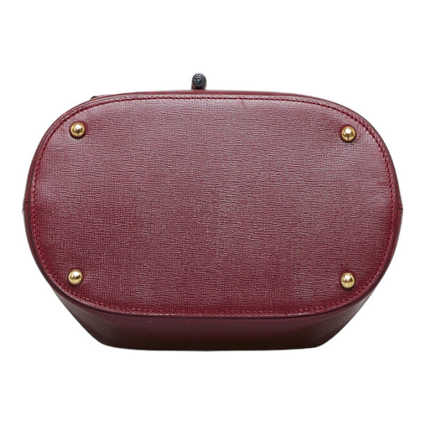 カルティエ マストライン 斜め掛け ショルダーバッグ ボルドー レッド レザー レディース CARTIER 【中古】