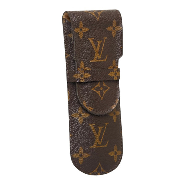 ルイ ヴィトン モノグラム エテュイスティロ ペンケース M62990 ブラウン PVC レディース LOUIS VUITTON 【中古】