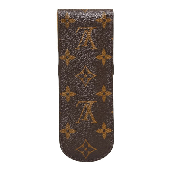 ルイ ヴィトン モノグラム エテュイスティロ ペンケース M62990 ブラウン PVC レディース LOUIS VUITTON 【中古】