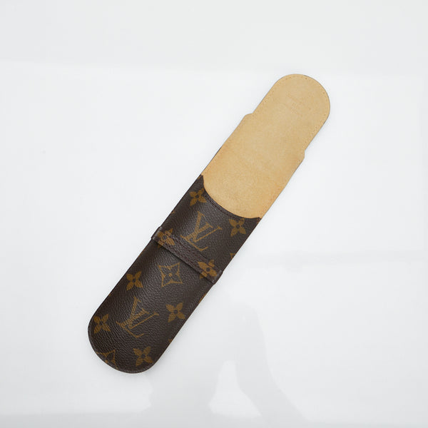 ルイ ヴィトン モノグラム エテュイスティロ ペンケース M62990 ブラウン PVC レディース LOUIS VUITTON 【中古】