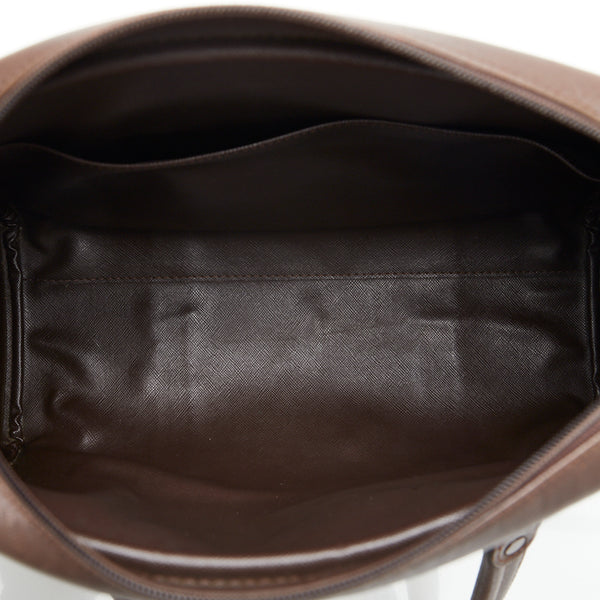 バーバリー チェック ボストンバッグ トラベルバッグ 旅行用バッグ カーキ ブラウン キャンバス レザー レディース BURBERRY 【中古】