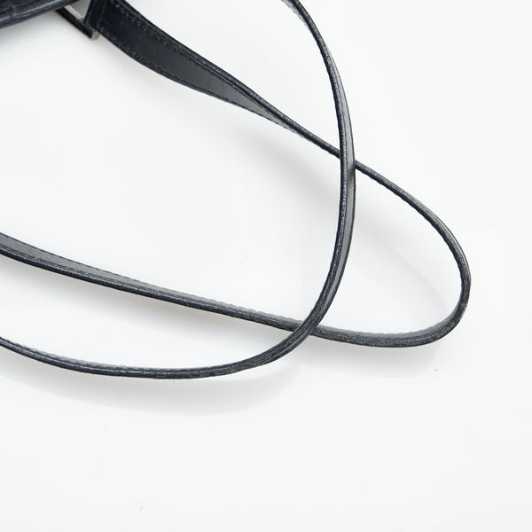 グッチ GGキャンバス トートバッグ ショルダーバッグ 31243 ブラック キャンバス レザー レディース GUCCI 【中古】