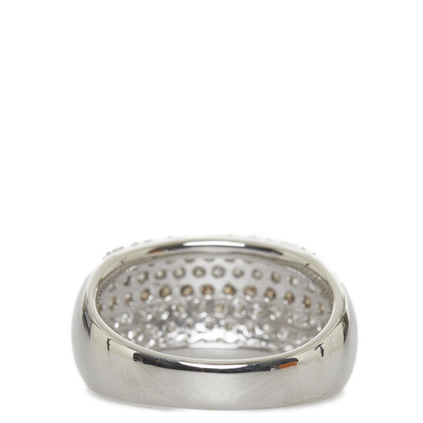 Pt900 プラチナ ブラウンダイヤ0.31ct ダイヤ1.24ct リング 指輪 レディース 17号 【中古】