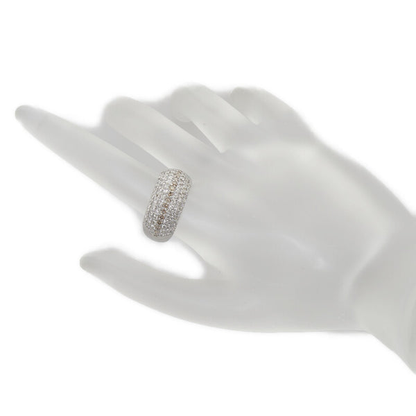 Pt900 プラチナ ブラウンダイヤ0.31ct ダイヤ1.24ct リング 指輪 レディース 17号 【中古】