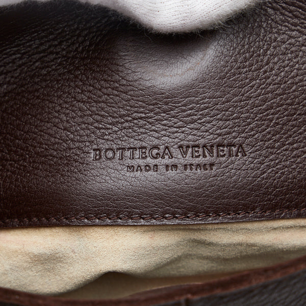 ボッテガヴェネタ ハンドバッグ ブラウン レザー レディース BOTTEGAVENETA 【中古】