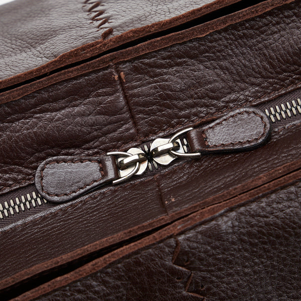 ボッテガヴェネタ ハンドバッグ ブラウン レザー レディース BOTTEGAVENETA 【中古】
