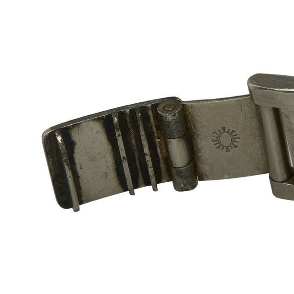 エルメス プロフィール 腕時計 クオーツ ホワイト文字盤 ステンレススチール メッキ レディース HERMES 【中古】