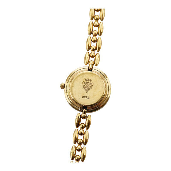 グッチ チェンジベゼル 腕時計 11/12.2 クオーツ ホワイト文字盤 メッキ レディース GUCCI 【中古】