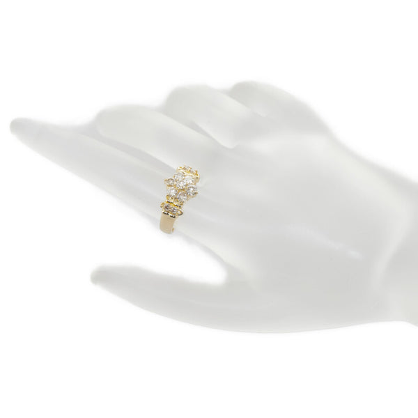 K18YG イエローゴールド ダイヤ1.00ct リング 指輪 レディース 13号 【中古】