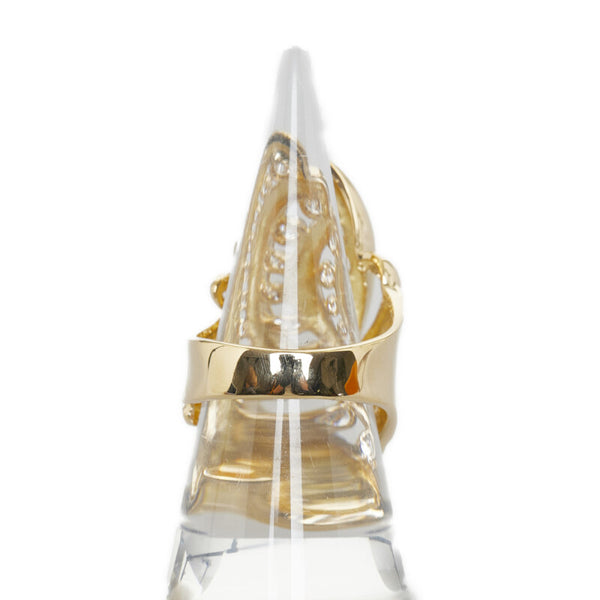 K18YG イエローゴールド ダイヤ1.05ct リング 指輪 レディース 11.5号 【中古】