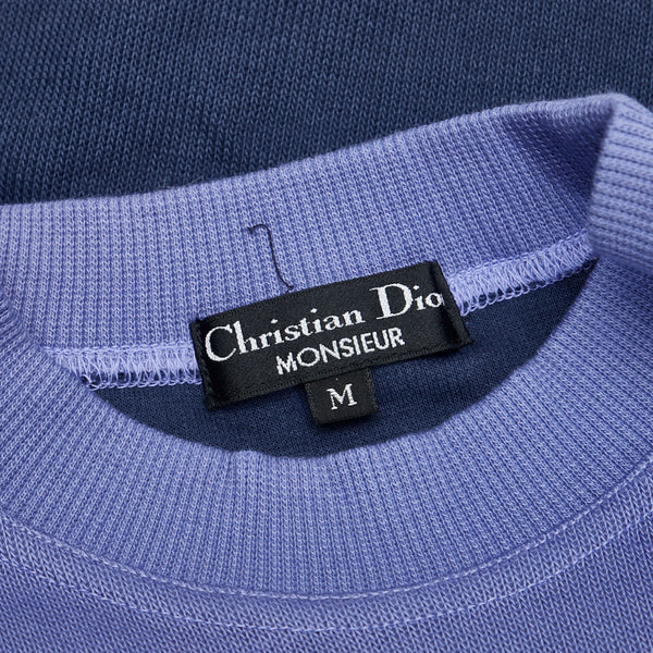ディオール ヴィンテージ ロゴ スウェット トレーナー サイズ:M ネイビー パープル コットン レディース Dior 【中古】