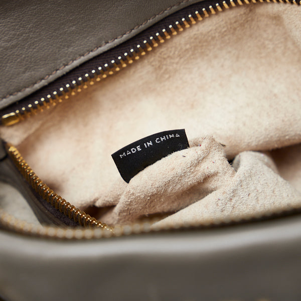プラダ ハンドバッグ ショルダーバッグ 2WAY BN1904 グレージュ ゴールド レザー レディース PRADA 【中古】