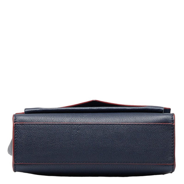 ルイ ヴィトン マイロックミーBB チェーン ショルダーバッグ M53196 マリーヌルージュ ネイビー グレインカーフレザー レディース LOUIS VUITTON 【中古】