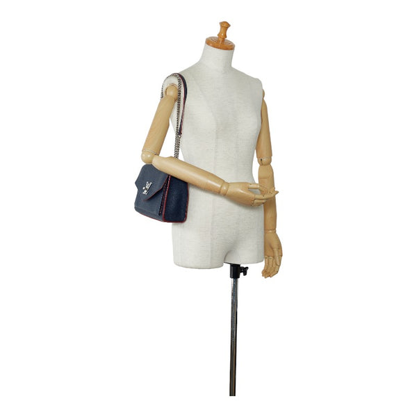 ルイ ヴィトン マイロックミーBB チェーン ショルダーバッグ M53196 マリーヌルージュ ネイビー グレインカーフレザー レディース LOUIS VUITTON 【中古】