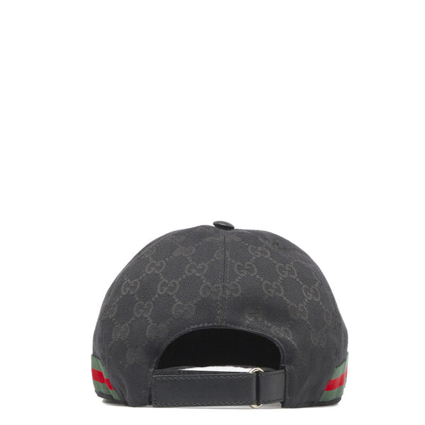 グッチ オリジナルGGキャンバス ベースボール キャップ 200035 ブラック キャンバス メンズ GUCCI 【中古】