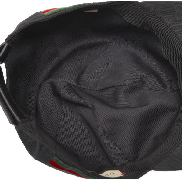グッチ オリジナルGGキャンバス ベースボール キャップ 200035 ブラック キャンバス メンズ GUCCI 【中古】