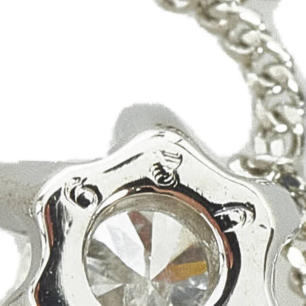 Pt850 プラチナ ダイヤ0.29ct ネックレス レディース 【中古】