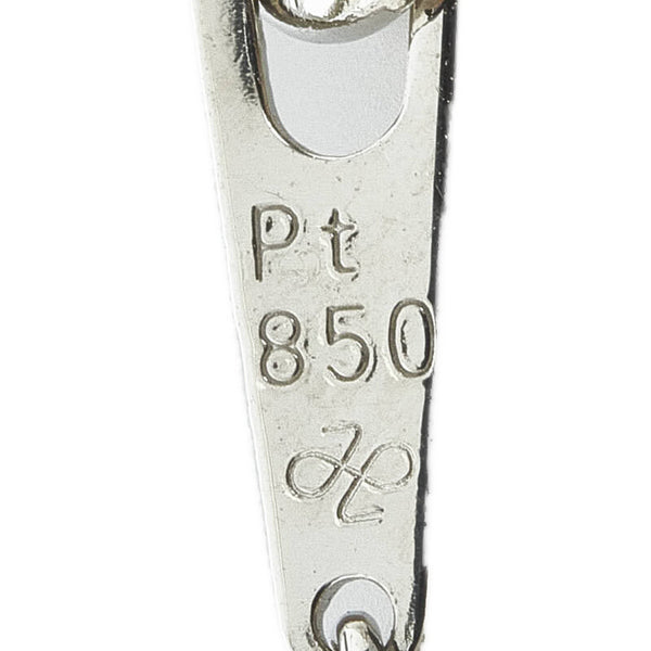 Pt850 プラチナ ダイヤ0.29ct ネックレス レディース 【中古】
