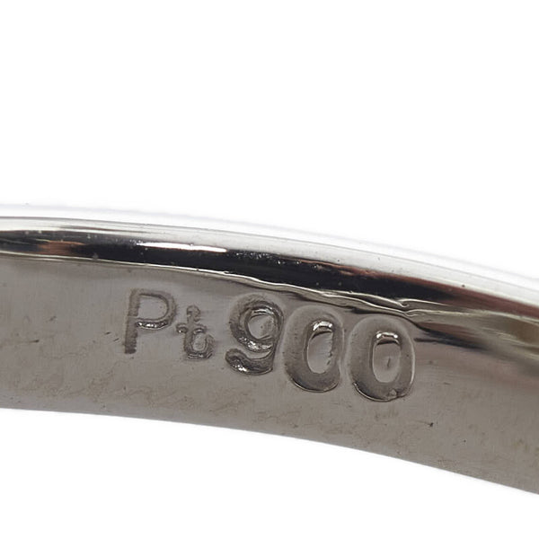 Pt900 プラチナ パール10.7mm ダイヤ0.58ct リング 指輪 レディース 16号 【中古】