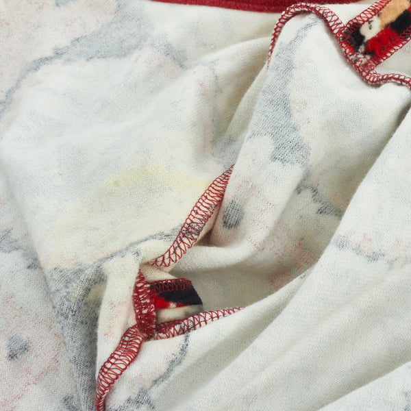 シャネル スポーツライン ココマーク ベロア ジップアップ カーディガン P35854V25846 レッド マルチカラー コットン ナイロン レディース CHANEL 【中古】