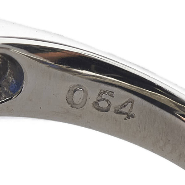 Pt900 プラチナ サファイア2.08ct ダイヤ0.54ct リング 指輪 レディース 12号 【中古】
