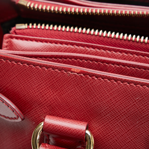 サルヴァトーレフェラガモ ガンチーニ ハンドバッグ レッド レザー レディース Salvatore Ferragamo 【中古】