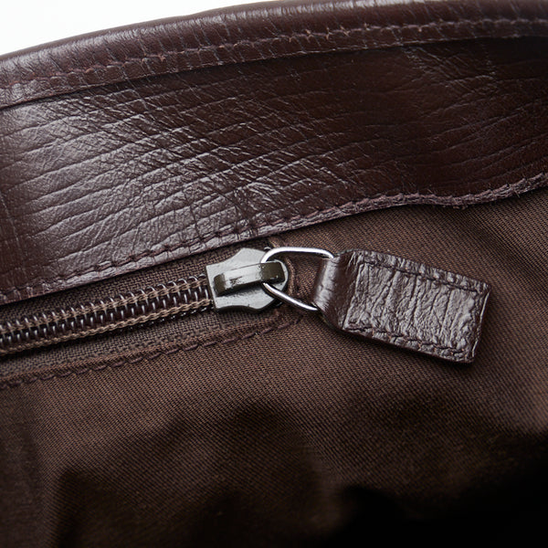 グッチ GGスプリーム トートバッグ ショルダーバッグ 114288 ベージュ ブラウン PVC レザー レディース GUCCI 【中古】