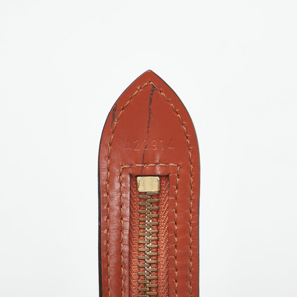ルイ ヴィトン エピ サンジャック ショッピング ショルダーバッグ M52263 ケニアブラウン レザー レディース LOUIS VUITTON 【中古】