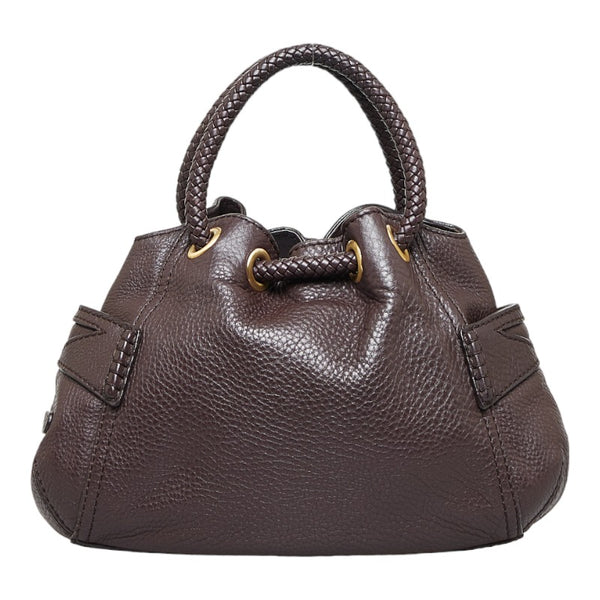 コールハーン ハンドバッグ ブラウン レザー レディース COLE HAAN 【中古】