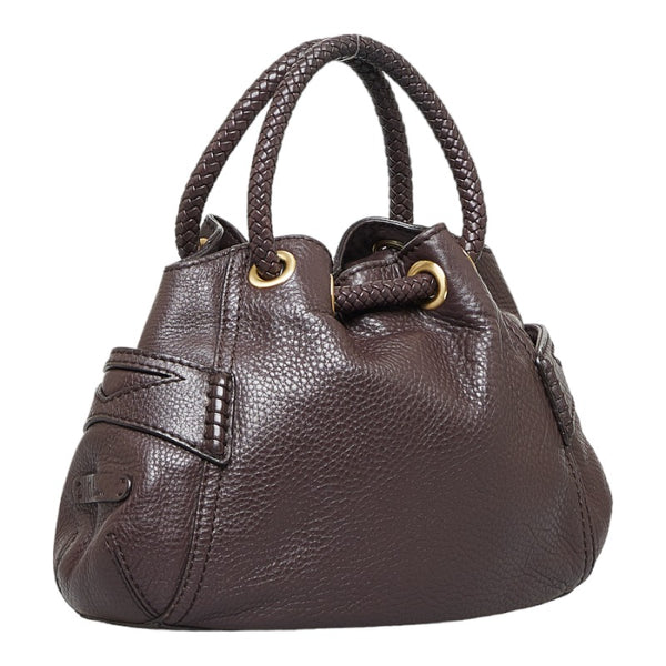 コールハーン ハンドバッグ ブラウン レザー レディース COLE HAAN 【中古】