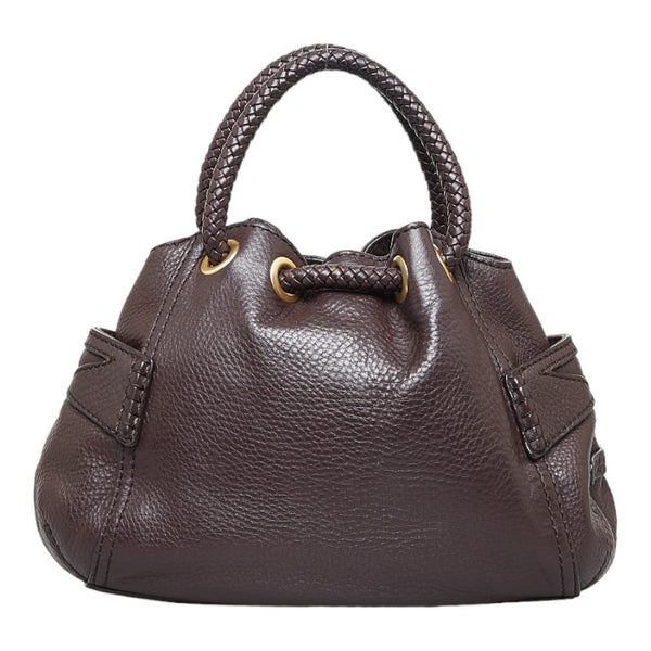 コールハーン ハンドバッグ ブラウン レザー レディース COLE HAAN 【中古】