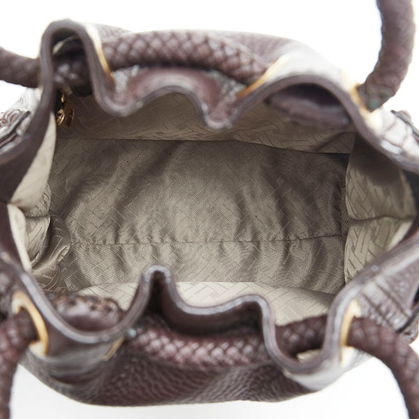 コールハーン ハンドバッグ ブラウン レザー レディース COLE HAAN 【中古】