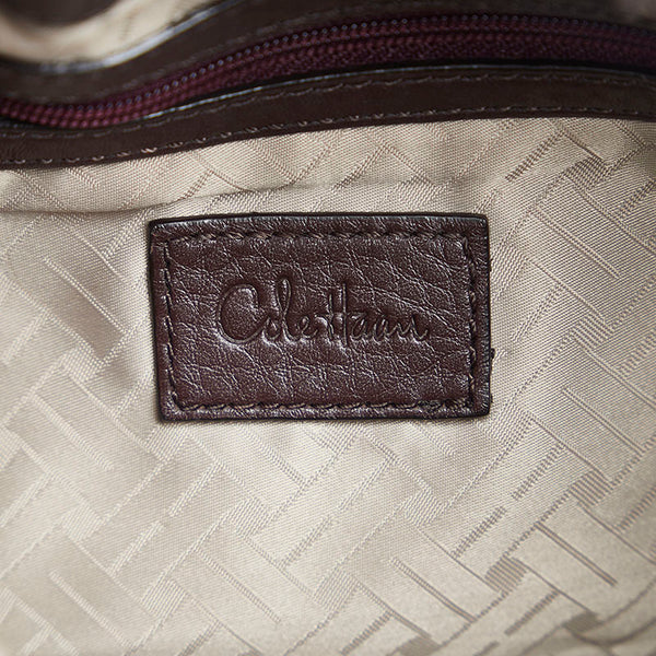 コールハーン ハンドバッグ ブラウン レザー レディース COLE HAAN 【中古】