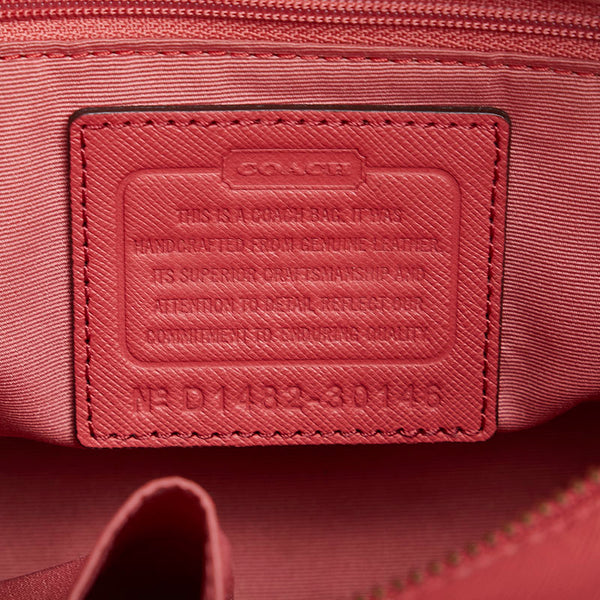 コーチ ショルダーバッグ ハンドバッグ 2WAY 30146 ピンク レザー サフィアーノ レディース COACH 【中古】