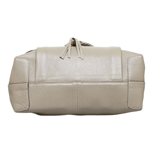 クロエ 斜め掛け ショルダーバッグ グレー レザー スウェード レディース Chloe 【中古】