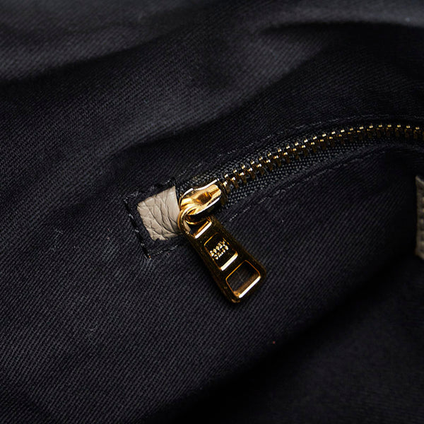 クロエ 斜め掛け ショルダーバッグ グレー レザー スウェード レディース Chloe 【中古】