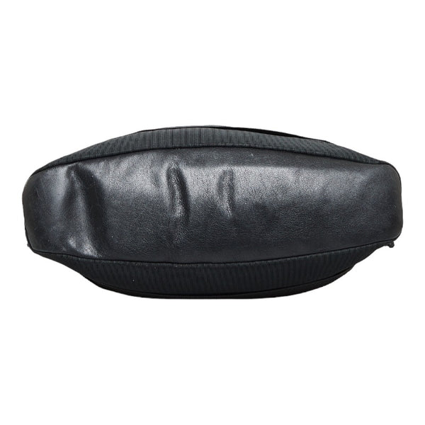 サルヴァトーレフェラガモ ヴァラ トートバッグ ブラック キャンバス レザー レディース Salvatore Ferragamo 【中古】