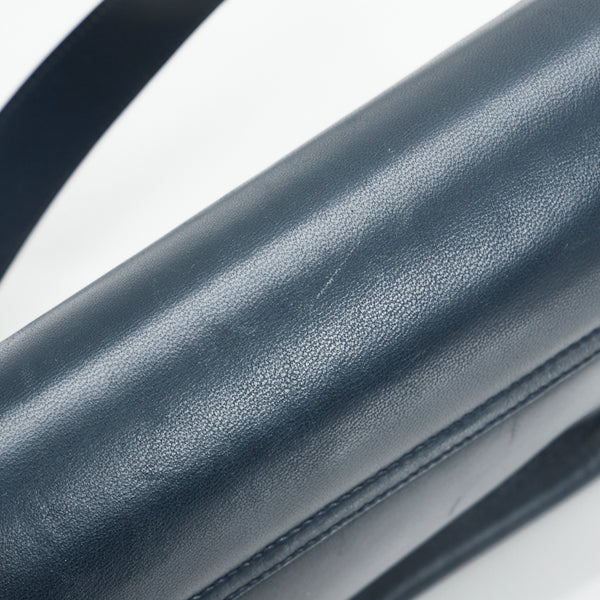 サルヴァトーレフェラガモ ワンショルダーバッグ ハンドバッグ ブルー ゴールド レザー レディース Salvatore Ferragamo 【中古】