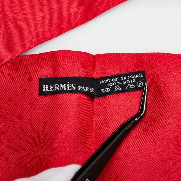 エルメス Luna Park 遊園地 スカーフ ストール レッド マルチカラー シルク レディース HERMES 【中古】