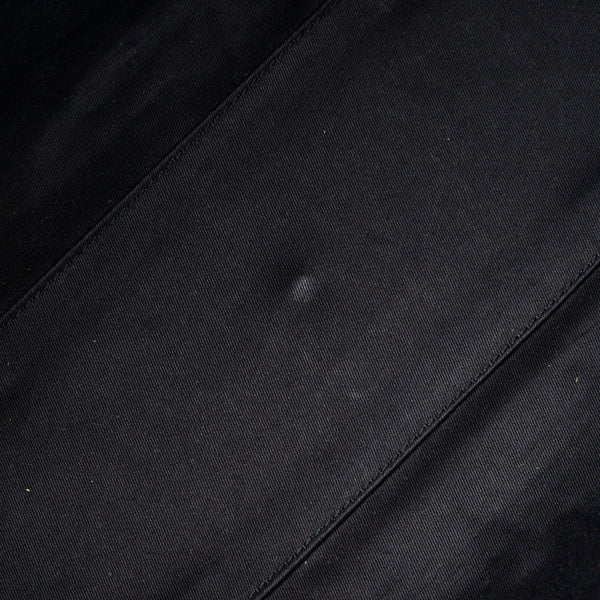 グッチ GGキャンバス ハンドバッグ トートバッグ 115517 ブラック キャンバス レザー レディース GUCCI 【中古】