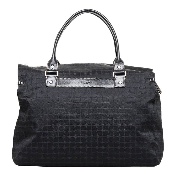 ケイトスペード ボストンバッグ ハンドバッグ ブラック キャンバス レザー レディース Kate Spade 【中古】