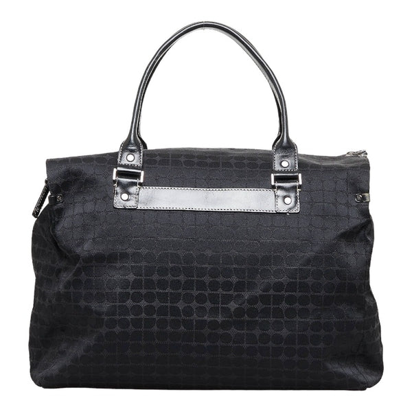 ケイトスペード ボストンバッグ ハンドバッグ ブラック キャンバス レザー レディース Kate Spade 【中古】