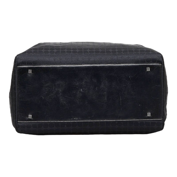 ケイトスペード ボストンバッグ ハンドバッグ ブラック キャンバス レザー レディース Kate Spade 【中古】