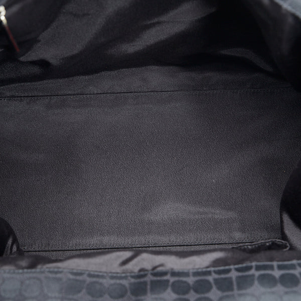 ケイトスペード ボストンバッグ ハンドバッグ ブラック キャンバス レザー レディース Kate Spade 【中古】