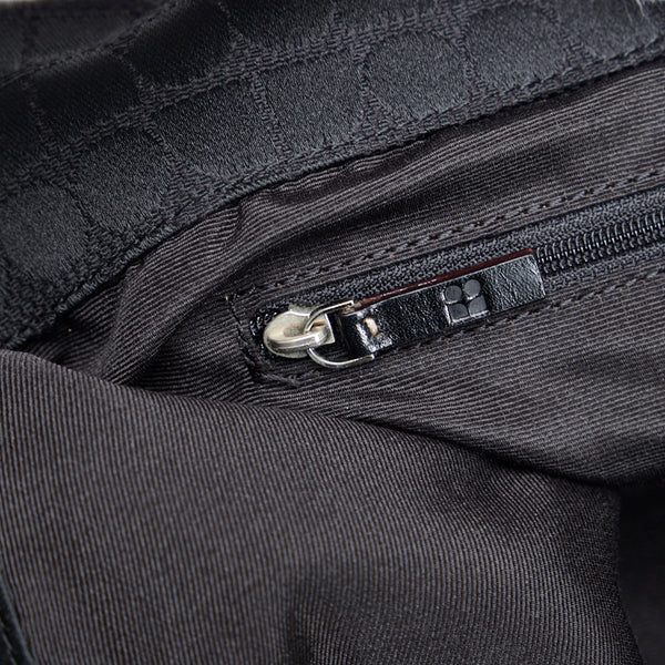 ケイトスペード ボストンバッグ ハンドバッグ ブラック キャンバス レザー レディース Kate Spade 【中古】