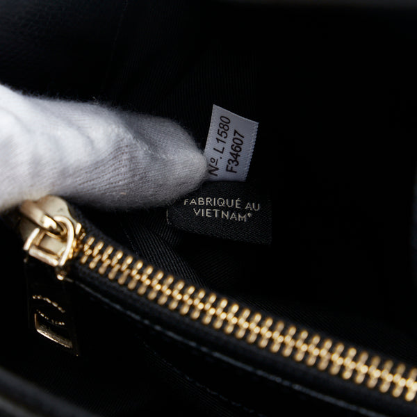 コーチ ハンドバッグ ショルダーバッグ 2WAY ブラック ゴールド レザー レディース COACH 【中古】