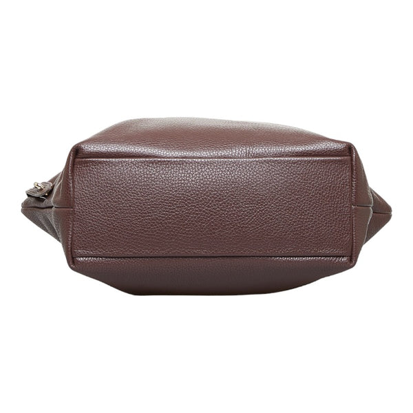 フルラ トートバッグ ブラウン レザー レディース Furla 【中古】