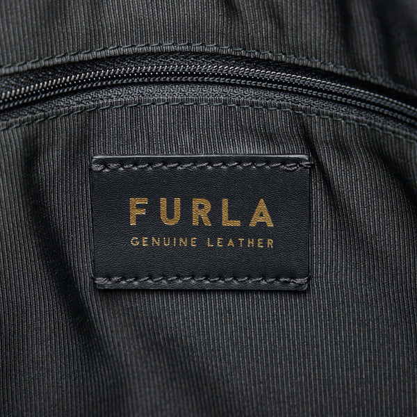 フルラ トートバッグ ブラウン レザー レディース Furla 【中古】