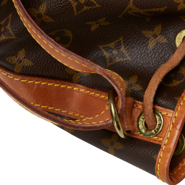 ルイ ヴィトン モノグラム ノエ ショルダーバッグ M42224 ブラウン PVC レザー レディース LOUIS VUITTON 【中古】